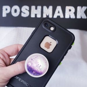 Glitter Globe Pop Socket